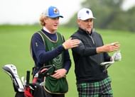 Ian Poulter and Luke Poulter (via Getty Images)